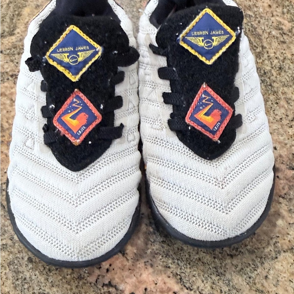 Nike Kids Sneakers - White with Black and Colorful Accents